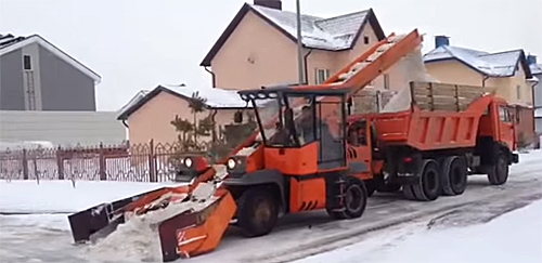 ロシアの除雪車が不思議おもしろい